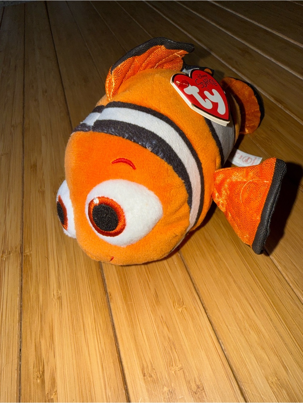 Ty Sparkle Beanie Baby Nemo Plush